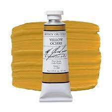 M Graham Oil Color Yellow Ochre 37 Ml