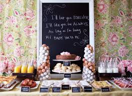 How to set up a fun, cute, and easy bagel buffet for a breakfast or brunch party. Charming Farmhouse Brunch Baby Shower Hostess With The Mostess