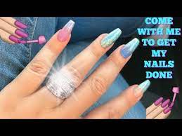 Also plan on being asked to wait in your car or outside if you arrive before your appointment time. Come With Me To Get My Nails Done Galaxy Chrome Nail Art Vlog Youtube