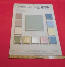 vintage robertson ceramic tile color