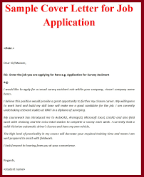 Cover Letter for a Job by Email Sample   Just Letter Templates 