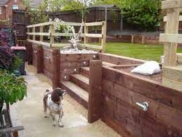 Build A Retaining Wall From Timber