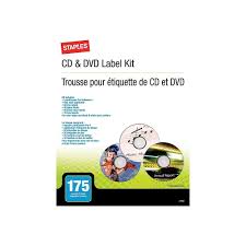 Staples Cd Dvd Label Kit
