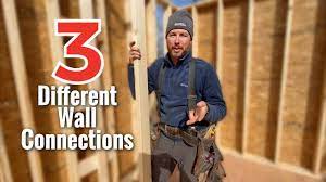 how to build a house wall connections
