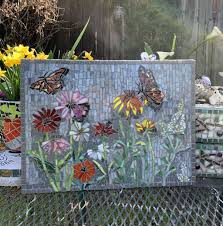 Mosaic Panel Erfly Garden