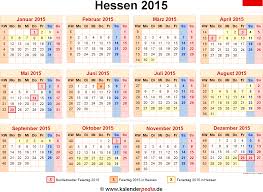 Kalender 2015 Hessen Ferien Feiertage Pdf Vorlagen