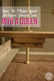 Antique Double Bed Into A Queen
