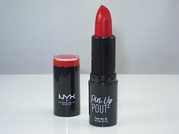 nyx pin up pout lipstick review