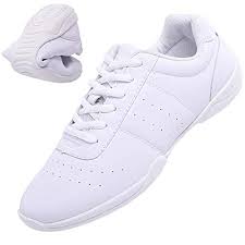 Mfreely Cheer Shoes For Women White Cheerleading Athletic
