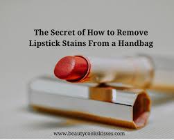 remove lipstick stains
