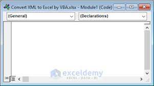 vba code to convert xml to excel apply