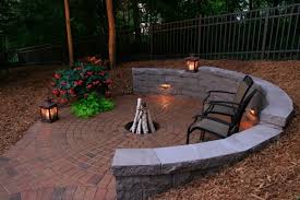 fire pit retaining wall for fire pit