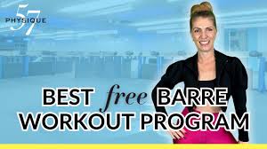 the ultimate free barre workout program
