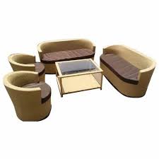 Teak Wood 6 Seater Outdoor Sofa Set