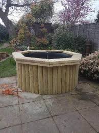Raised Wooden Fishpond 330 Litres 72