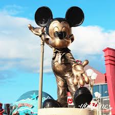Life Size Bronze Mickey Mouse Statue