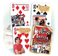 If you can answer 50 percent of these science trivia questions correctly, you may be a genius. Flickback 1947 Trivia Playing Cards Great Birthday Toys Games Standard Playing Card Decks