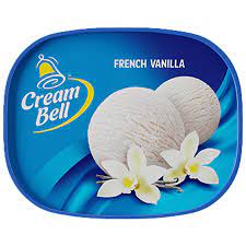 cream bell ice cream french vanilla rich creamy 750 ml