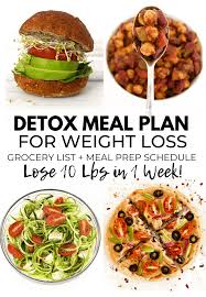 vegan detox meal plan for weight loss