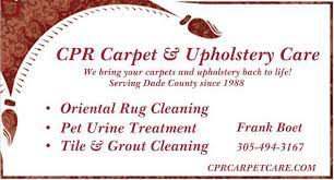 cpr carpet cleaning restoration of