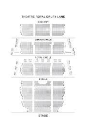 Theatre Royal Drury Lane London Seat Guide And Chart
