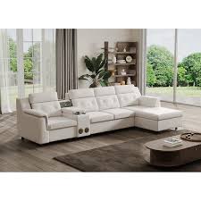 134 6 reclining sectional