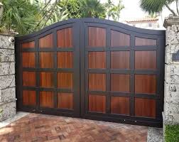 Miami Beach Custom Metal And Wood Gates