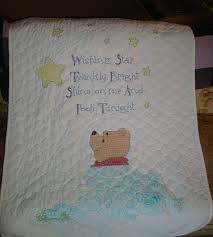 As long as it gets totally done, i'm ok if one or two slip in. Disney Stamped Cross Stitch Baby Quilts Novocom Top
