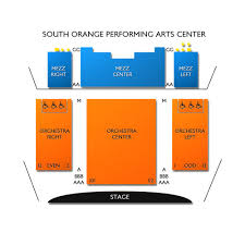 South Orange Performing Arts Center 2019 Seating Chart