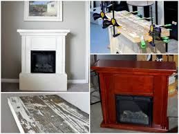 Electric Fireplace Makeover Recyclart