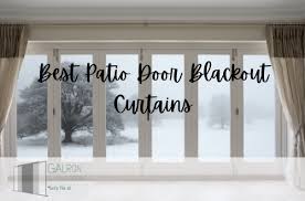 Best Patio Door Blackout Curtains