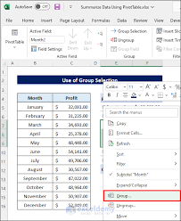 in excel using pivot table
