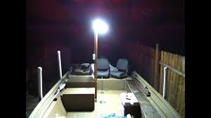 Led Light Pole For Night Fishing Short Version Youtube