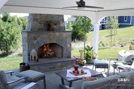 Pavilion With Outdoor Fireplace Cozy