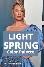 light spring color palette for wardrobe