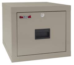 one drawer fire rated file cabinet