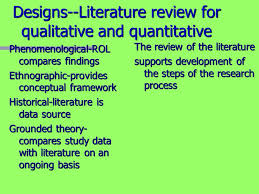 qualitative research literature review   Research Design Review The Health COMpass