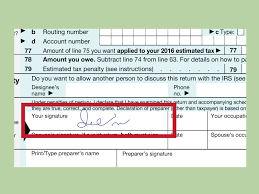 how to fill out irs form 1040 with