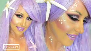purple mermaid makeup tutorial