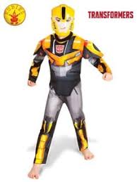 Details About Rubies Boys Fancy Dress Costume Licensed Transformers Bumblebee Deluxe 8082