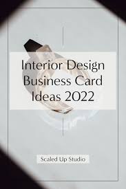 interior design business card ideas