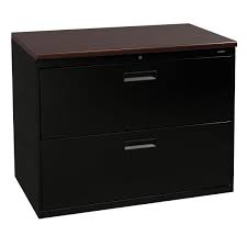 drawer 36 inch black lateral file
