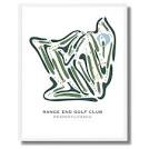 Range End Golf Club PA Golf Course Map Home Decor Golfer - Etsy