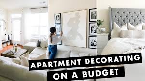 apartment decorating on a budget