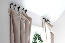 Diy Drop Cloth Curtains With A Twist