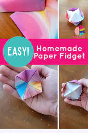 how to make a origami fidget at home