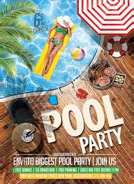 20 Pool Party Flyer Templates Free Premium Psd Illustrator Downloads
