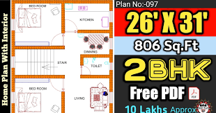 House Plan Ii 26 X 31 Feet House Design