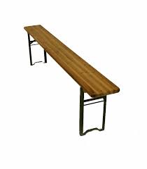 Wooden Bench Hire Fold Away Outdoor