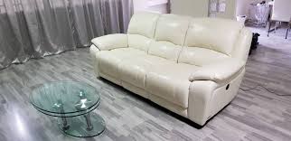 cheers 3 seater recliner leather sofa